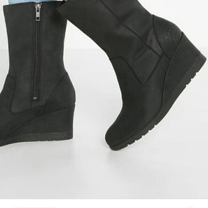 Ugg waterproof ankle wedged boots
